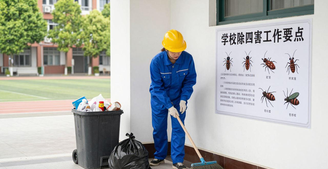 学校除四害管理制度_学校除四害_学校除四害防治措施