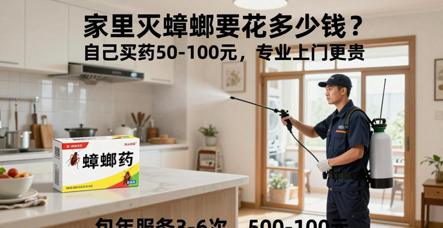 灭蟑螂多少钱一次_灭蟑螂费用_灭蟑螂服务价格